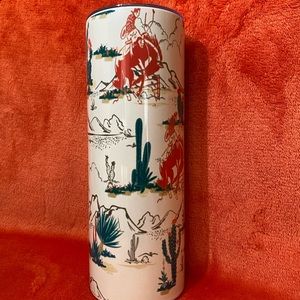 Sublimation tumbler- vintage cowboy